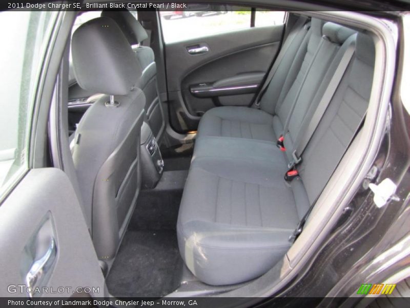 Brilliant Black Crystal Pearl / Black 2011 Dodge Charger SE