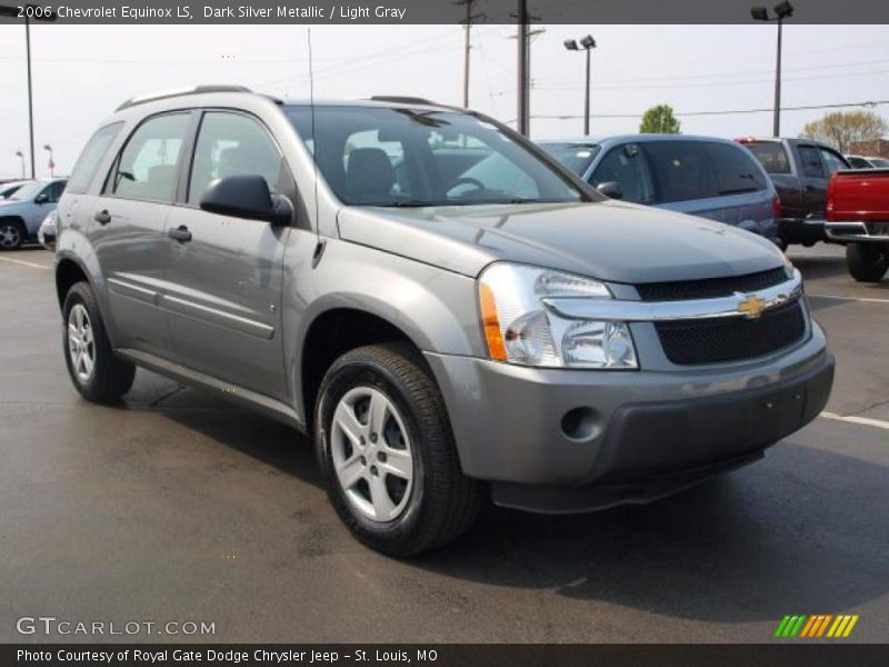 Dark Silver Metallic / Light Gray 2006 Chevrolet Equinox LS