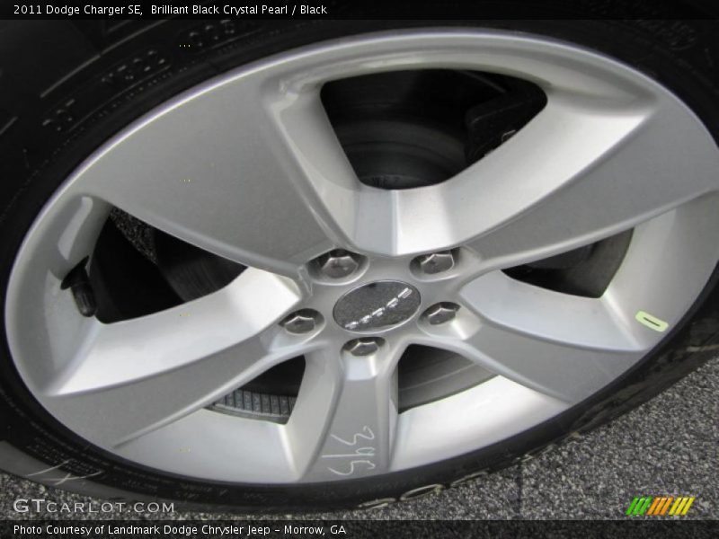 Brilliant Black Crystal Pearl / Black 2011 Dodge Charger SE