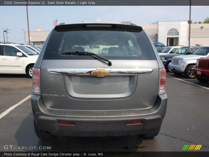 Dark Silver Metallic / Light Gray 2006 Chevrolet Equinox LS