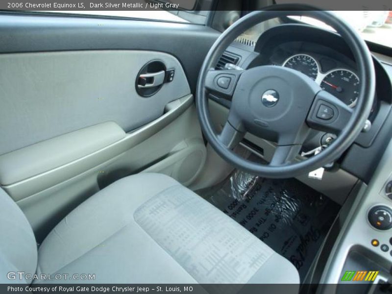 Dark Silver Metallic / Light Gray 2006 Chevrolet Equinox LS