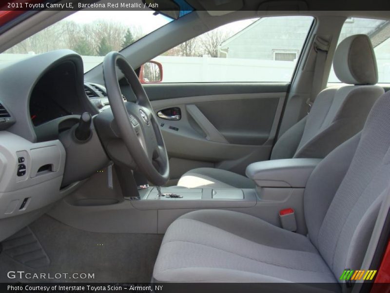Barcelona Red Metallic / Ash 2011 Toyota Camry LE