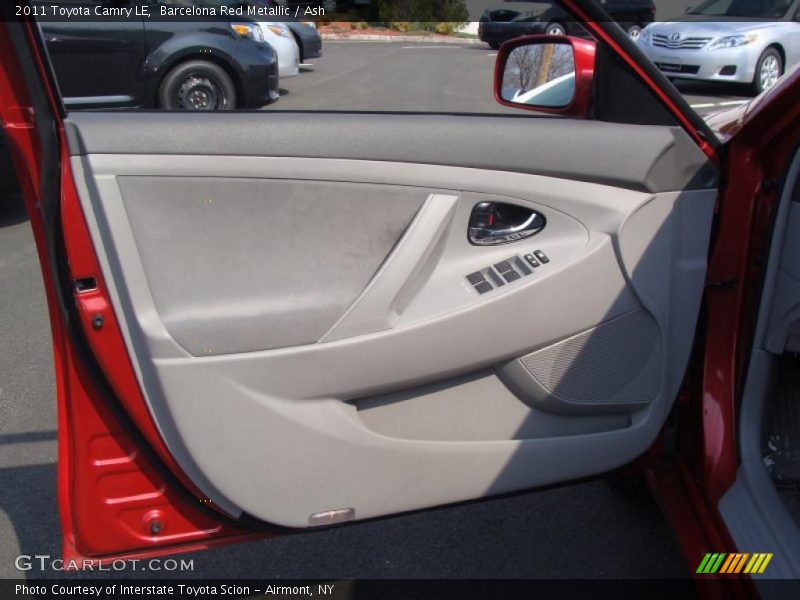 Barcelona Red Metallic / Ash 2011 Toyota Camry LE
