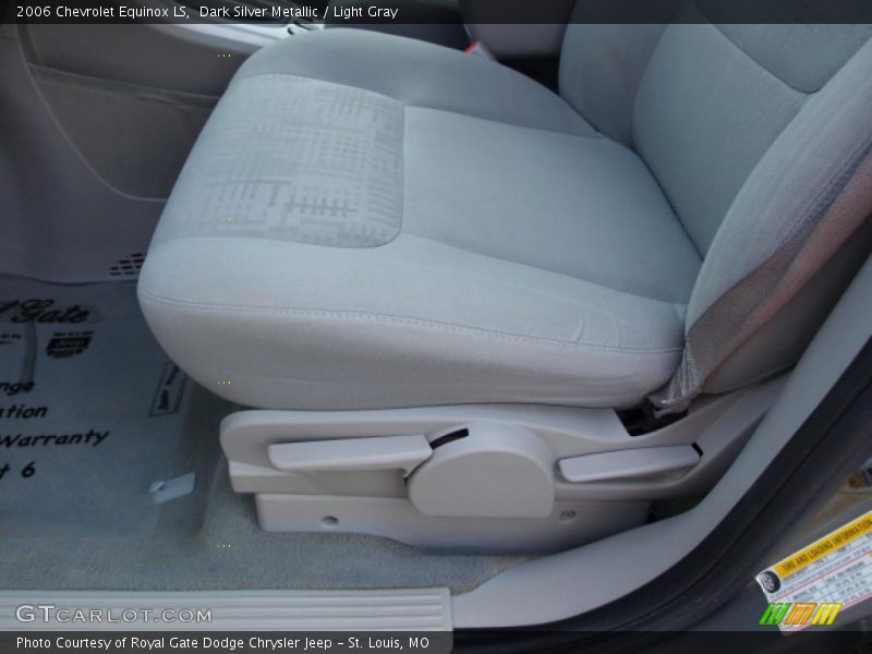 Dark Silver Metallic / Light Gray 2006 Chevrolet Equinox LS