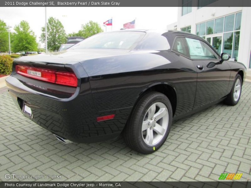 Blackberry Pearl / Dark Slate Gray 2011 Dodge Challenger SE
