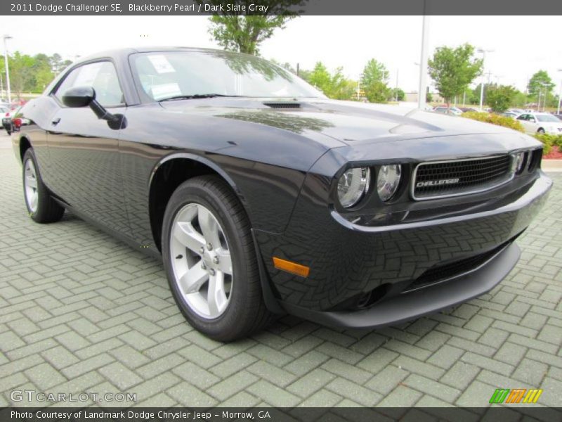 Blackberry Pearl / Dark Slate Gray 2011 Dodge Challenger SE