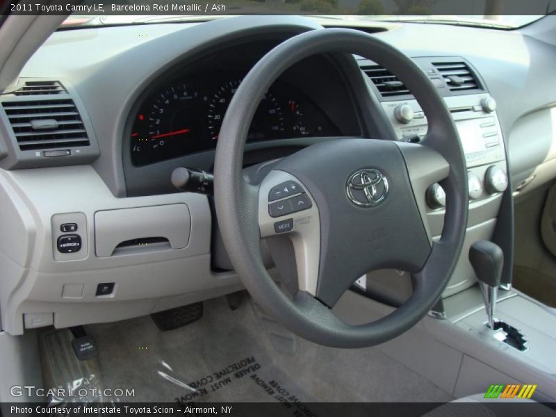Barcelona Red Metallic / Ash 2011 Toyota Camry LE