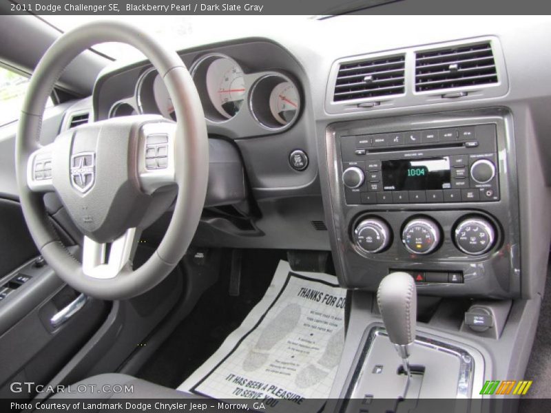 Blackberry Pearl / Dark Slate Gray 2011 Dodge Challenger SE