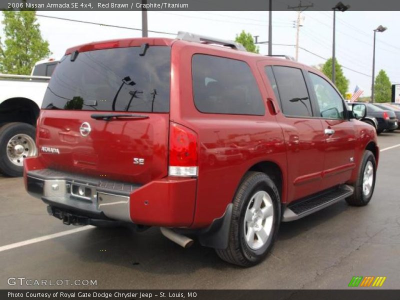 Red Brawn / Graphite/Titanium 2006 Nissan Armada SE 4x4