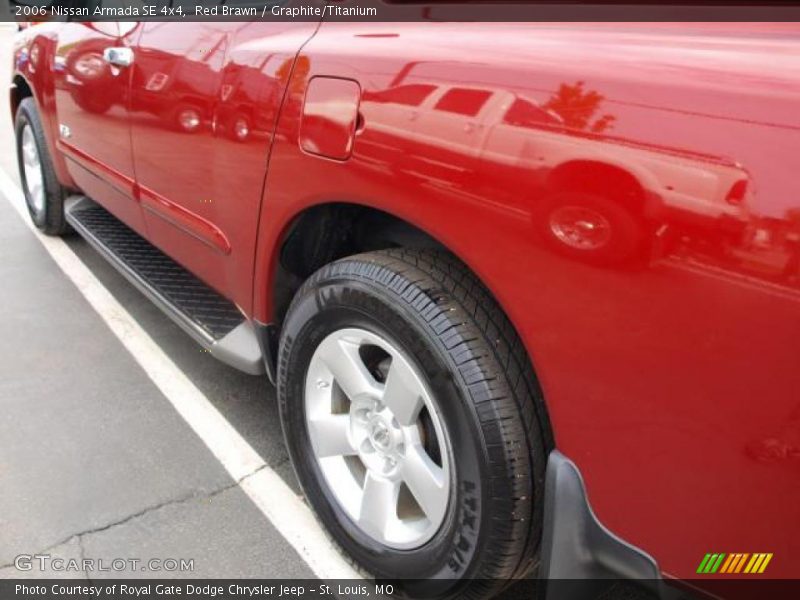 Red Brawn / Graphite/Titanium 2006 Nissan Armada SE 4x4