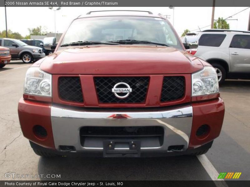 Red Brawn / Graphite/Titanium 2006 Nissan Armada SE 4x4