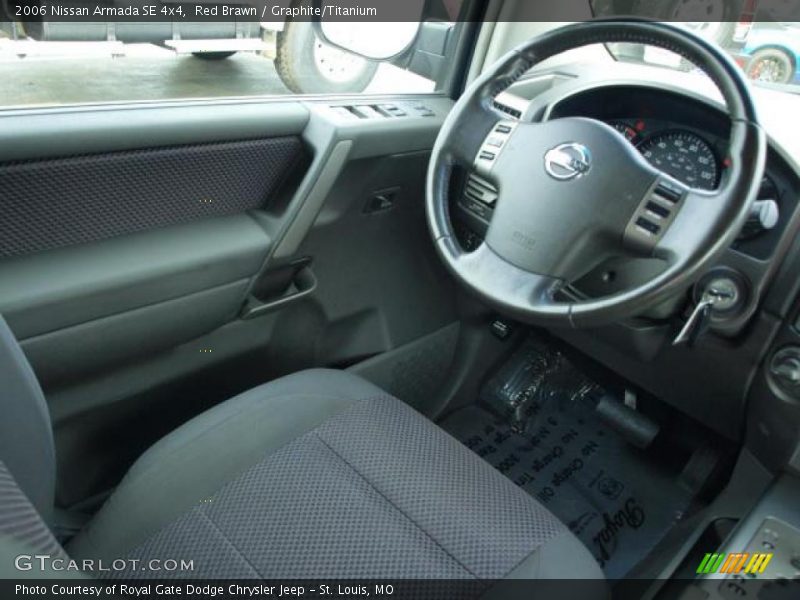 Red Brawn / Graphite/Titanium 2006 Nissan Armada SE 4x4