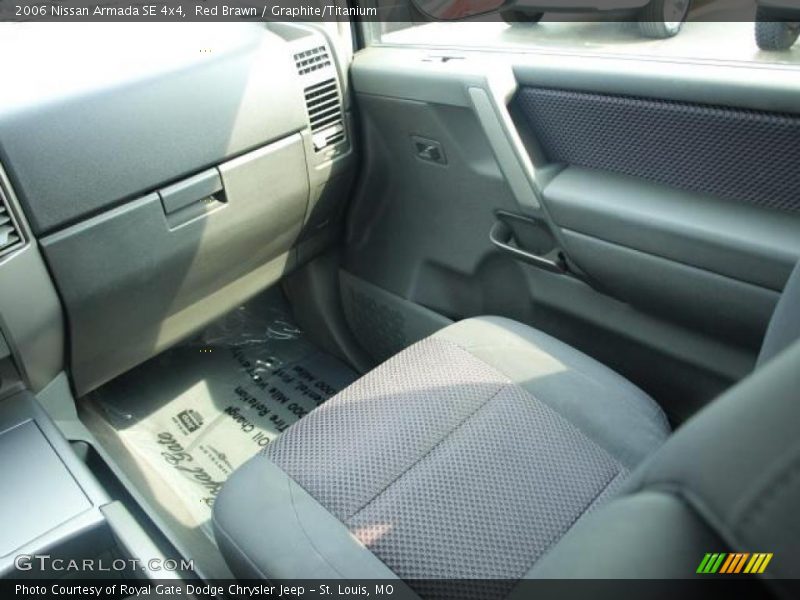 Red Brawn / Graphite/Titanium 2006 Nissan Armada SE 4x4