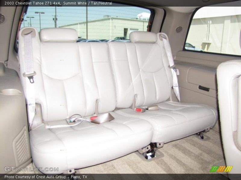 Summit White / Tan/Neutral 2003 Chevrolet Tahoe Z71 4x4