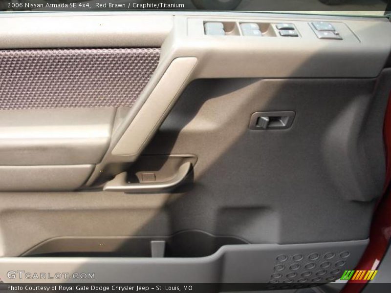 Red Brawn / Graphite/Titanium 2006 Nissan Armada SE 4x4
