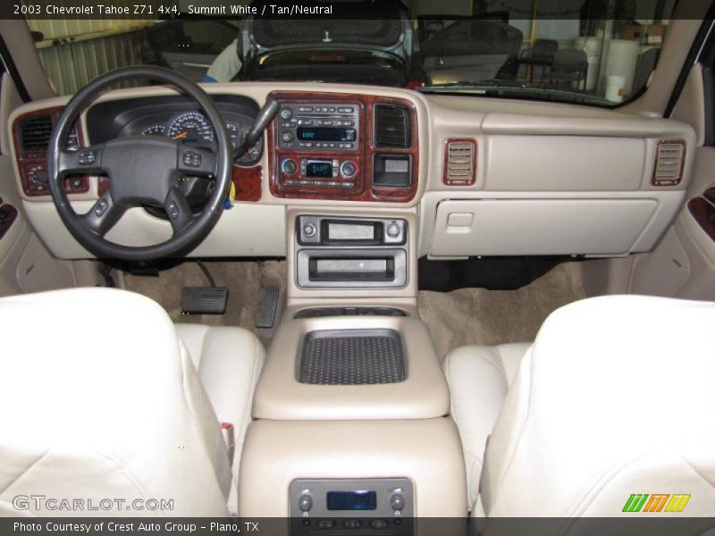 Summit White / Tan/Neutral 2003 Chevrolet Tahoe Z71 4x4