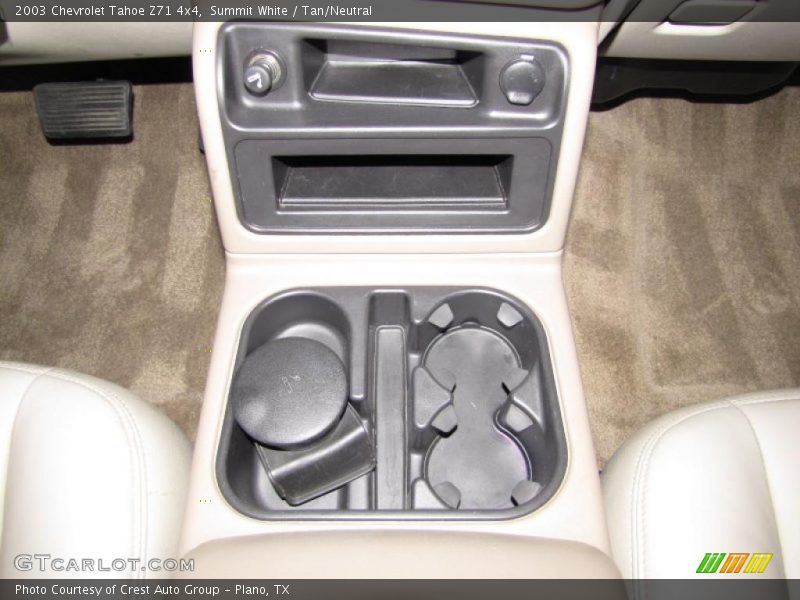 Summit White / Tan/Neutral 2003 Chevrolet Tahoe Z71 4x4