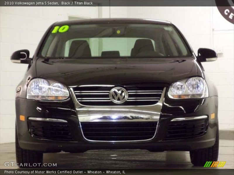 Black / Titan Black 2010 Volkswagen Jetta S Sedan