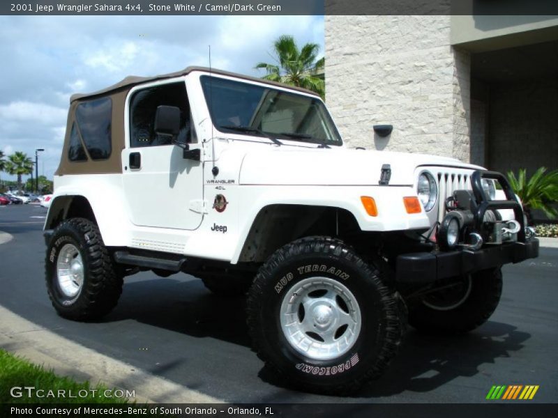  2001 Wrangler Sahara 4x4 Stone White