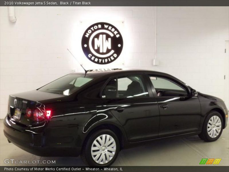 Black / Titan Black 2010 Volkswagen Jetta S Sedan