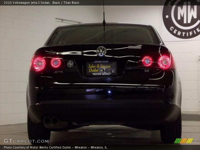 Black / Titan Black 2010 Volkswagen Jetta S Sedan