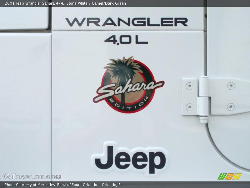  2001 Wrangler Sahara 4x4 Logo