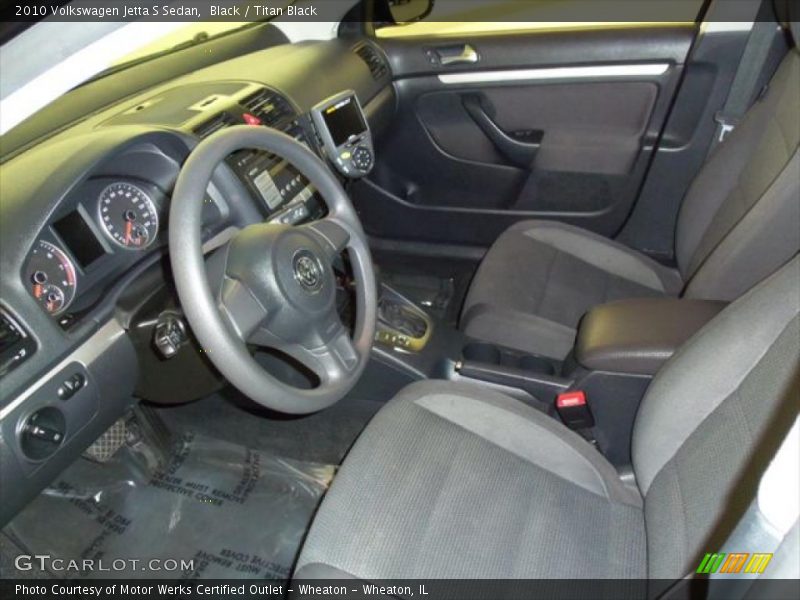 Black / Titan Black 2010 Volkswagen Jetta S Sedan