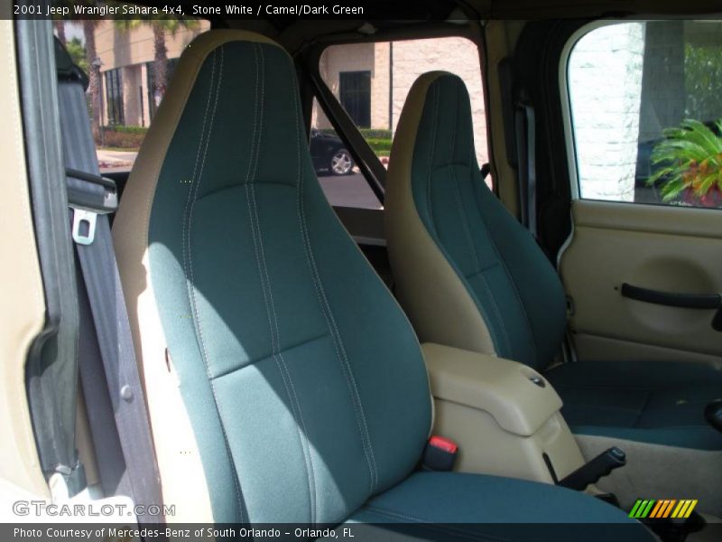  2001 Wrangler Sahara 4x4 Camel/Dark Green Interior