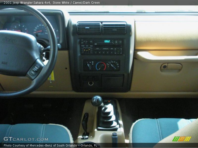 Dashboard of 2001 Wrangler Sahara 4x4
