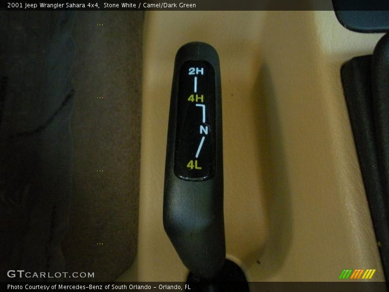 Controls of 2001 Wrangler Sahara 4x4