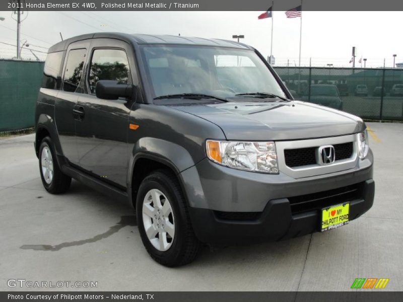 Polished Metal Metallic / Titanium 2011 Honda Element EX 4WD