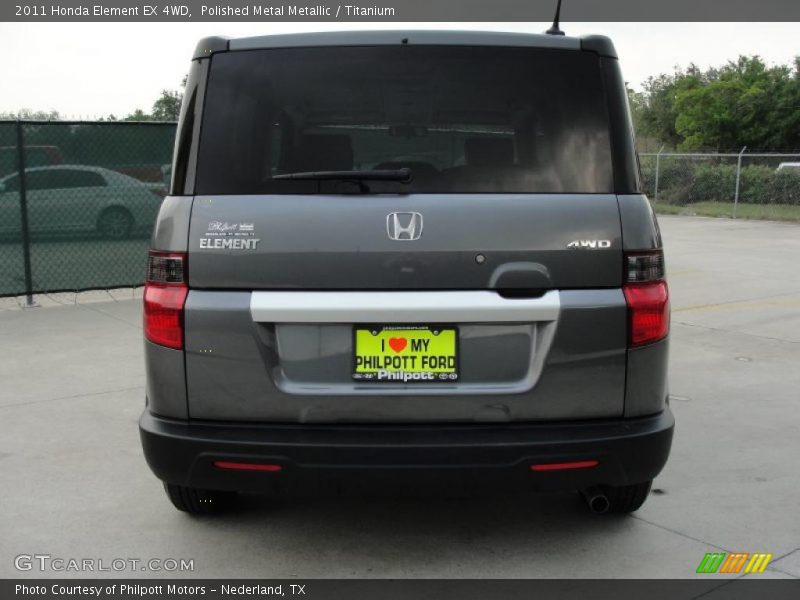 Polished Metal Metallic / Titanium 2011 Honda Element EX 4WD