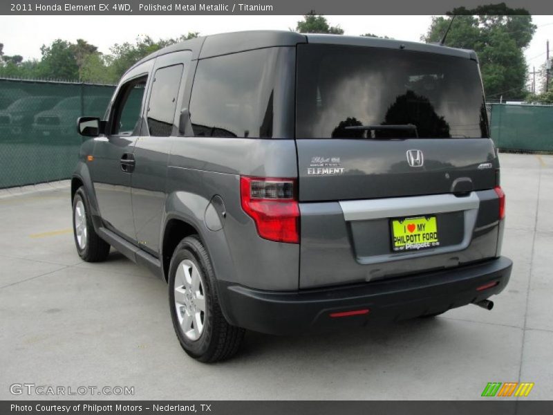 Polished Metal Metallic / Titanium 2011 Honda Element EX 4WD