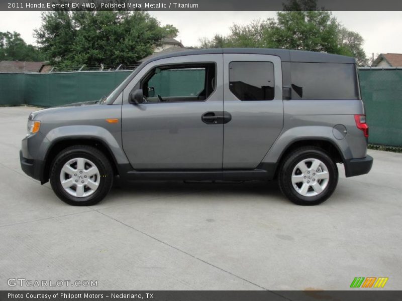 Polished Metal Metallic / Titanium 2011 Honda Element EX 4WD