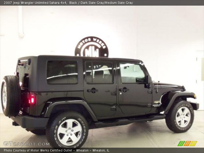 Black / Dark Slate Gray/Medium Slate Gray 2007 Jeep Wrangler Unlimited Sahara 4x4