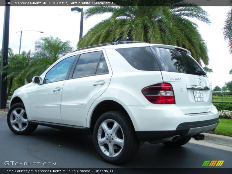 Arctic White / Macadamia 2008 Mercedes-Benz ML 350 4Matic
