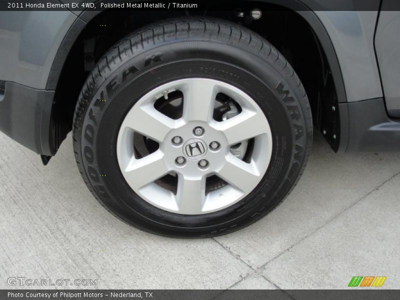 Polished Metal Metallic / Titanium 2011 Honda Element EX 4WD
