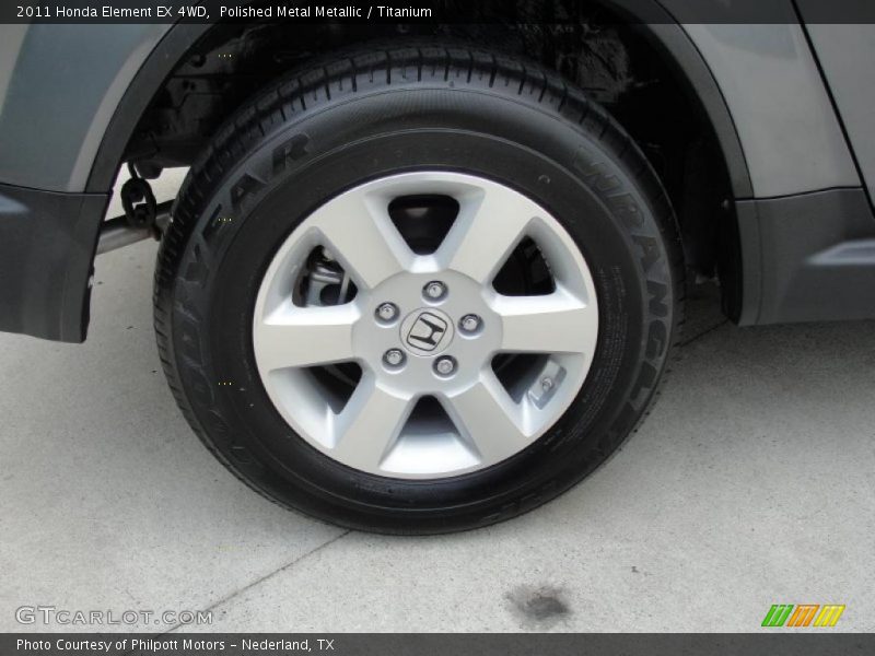 Polished Metal Metallic / Titanium 2011 Honda Element EX 4WD
