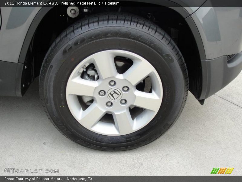 Polished Metal Metallic / Titanium 2011 Honda Element EX 4WD