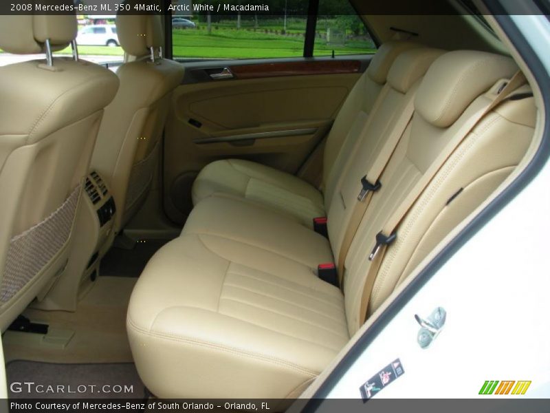 Arctic White / Macadamia 2008 Mercedes-Benz ML 350 4Matic