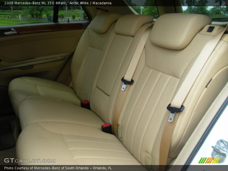 Arctic White / Macadamia 2008 Mercedes-Benz ML 350 4Matic