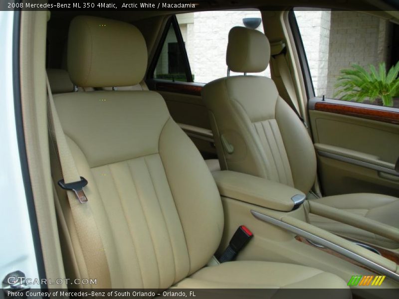 Arctic White / Macadamia 2008 Mercedes-Benz ML 350 4Matic