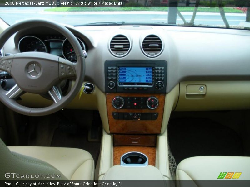 Arctic White / Macadamia 2008 Mercedes-Benz ML 350 4Matic