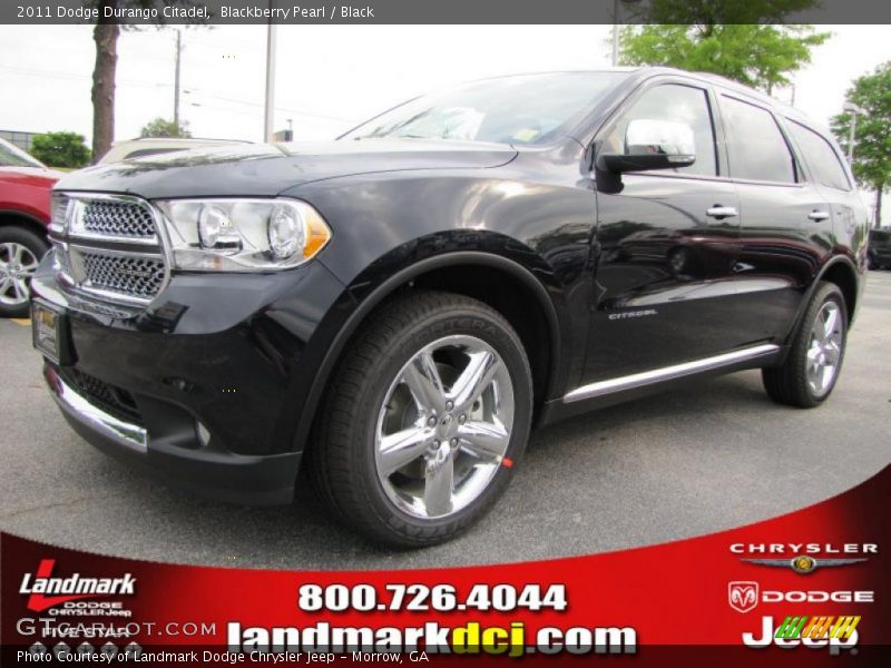 Blackberry Pearl / Black 2011 Dodge Durango Citadel