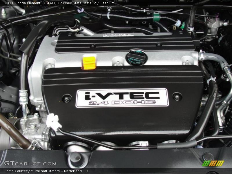  2011 Element EX 4WD Engine - 2.4 Liter DOHC 16-Valve i-VTEC 4 Cylinder