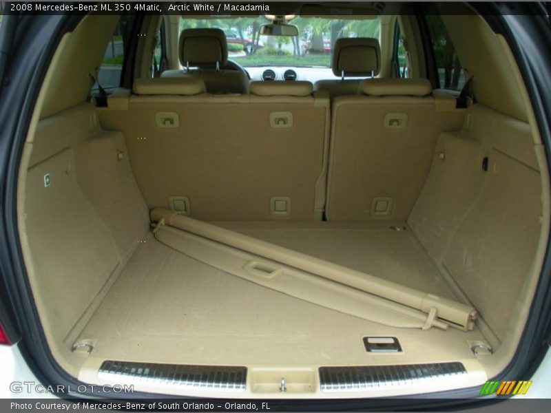 Arctic White / Macadamia 2008 Mercedes-Benz ML 350 4Matic