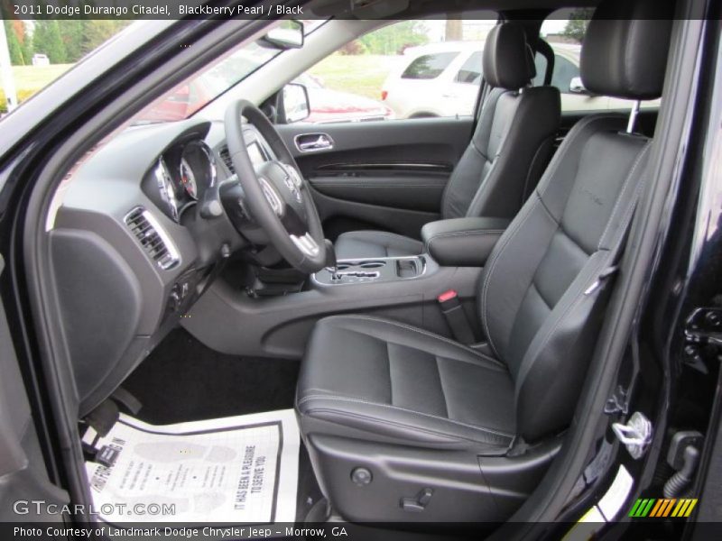  2011 Durango Citadel Black Interior