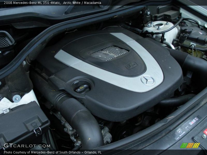 Arctic White / Macadamia 2008 Mercedes-Benz ML 350 4Matic