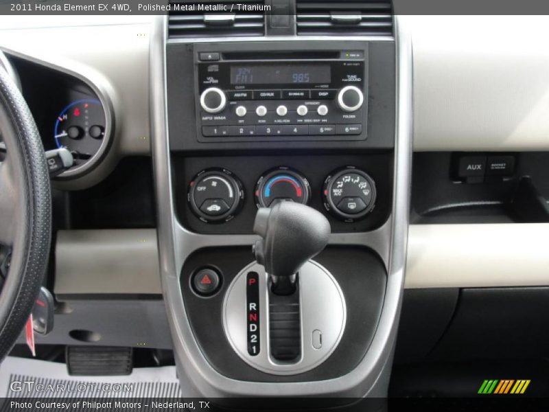 Controls of 2011 Element EX 4WD