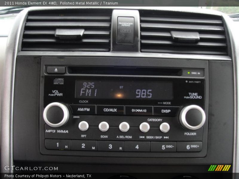 Controls of 2011 Element EX 4WD